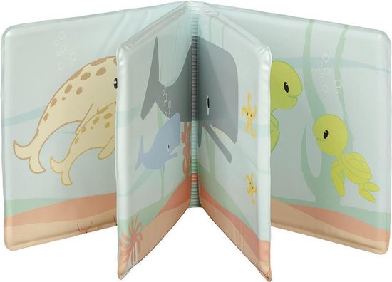 baby badboekje met walvis en zeepaardjes