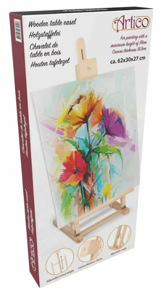 Artico Houten Tafelezel – Compact, stabiel & creatief!