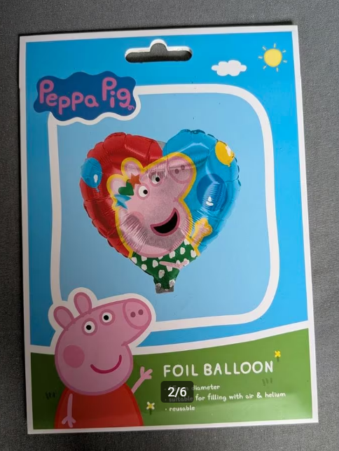 Folie ballon Peppa Pig 45 CM